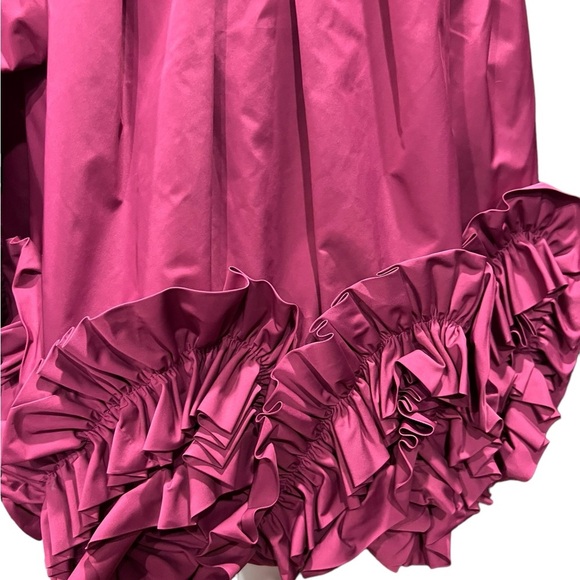BCBG Maxazria Magneta Pink Ruffle dress size 8 - Picture 8 of 14